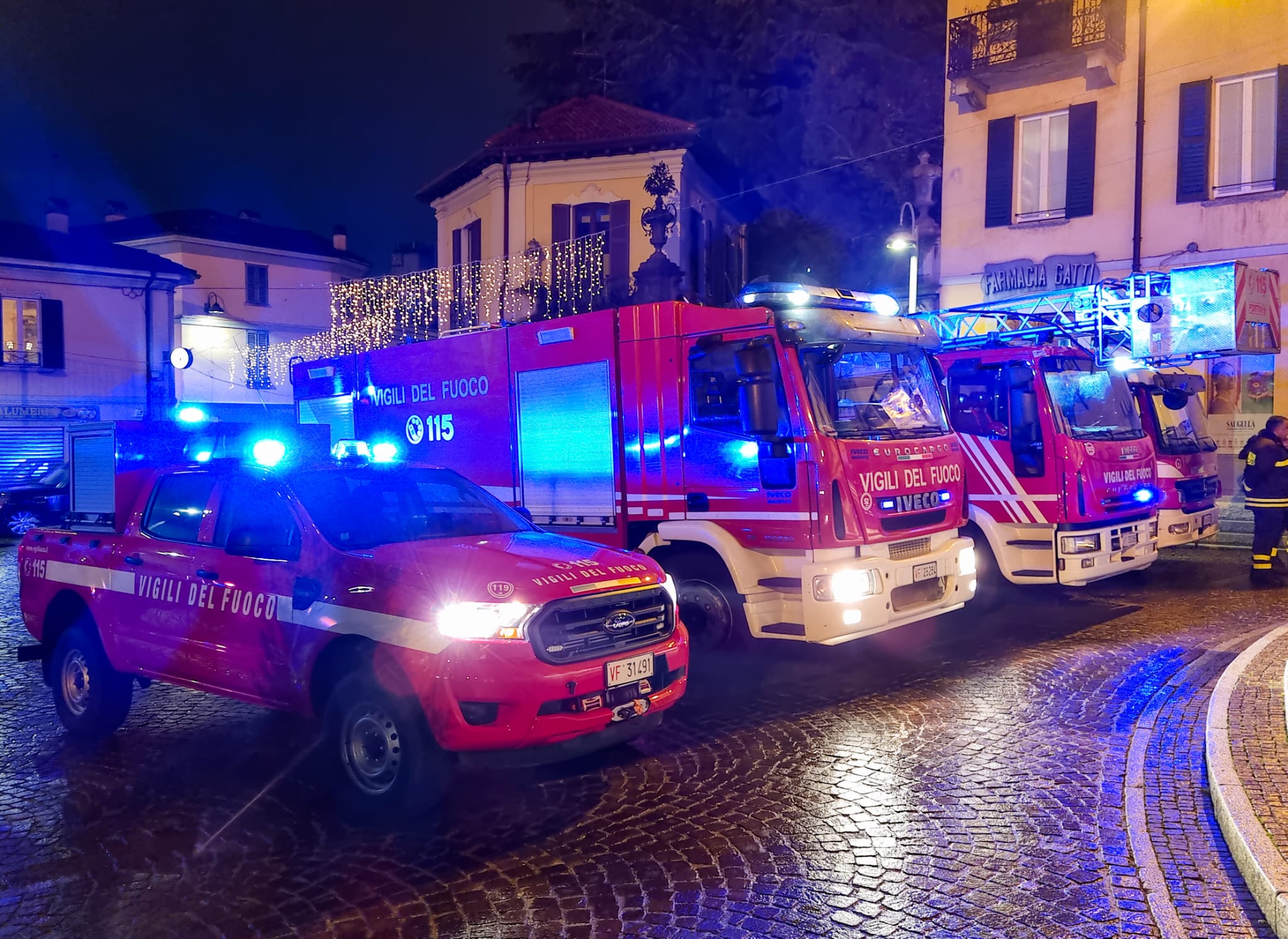 Carate Brianza Santa Barbara vigili del fuoco