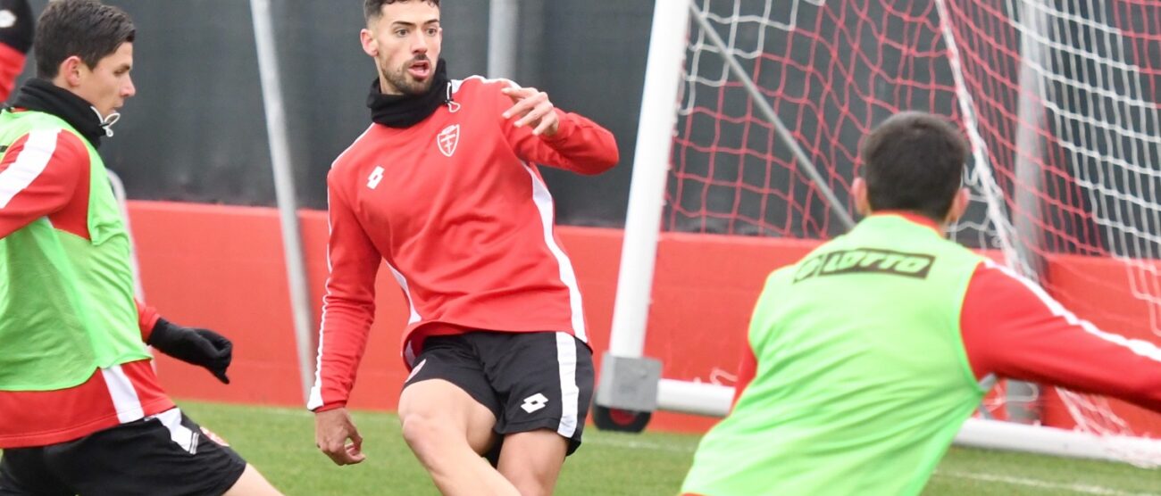 Ac Monza allenamento Pablo Mari dopo l'aggressione di fine ottobre - foto Ac Monza