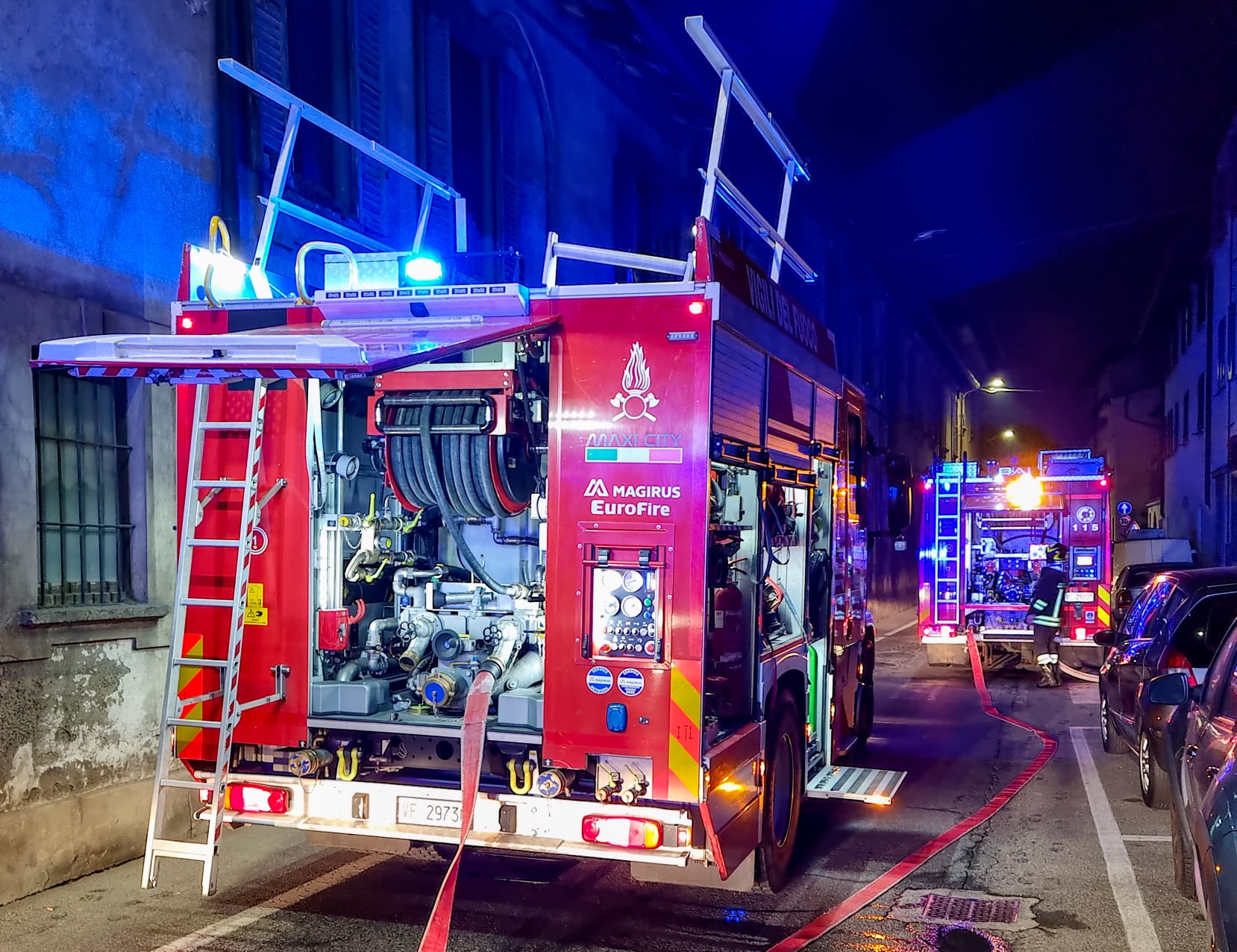 Vigili del fuoco Monza Brianza a Mariano Comense