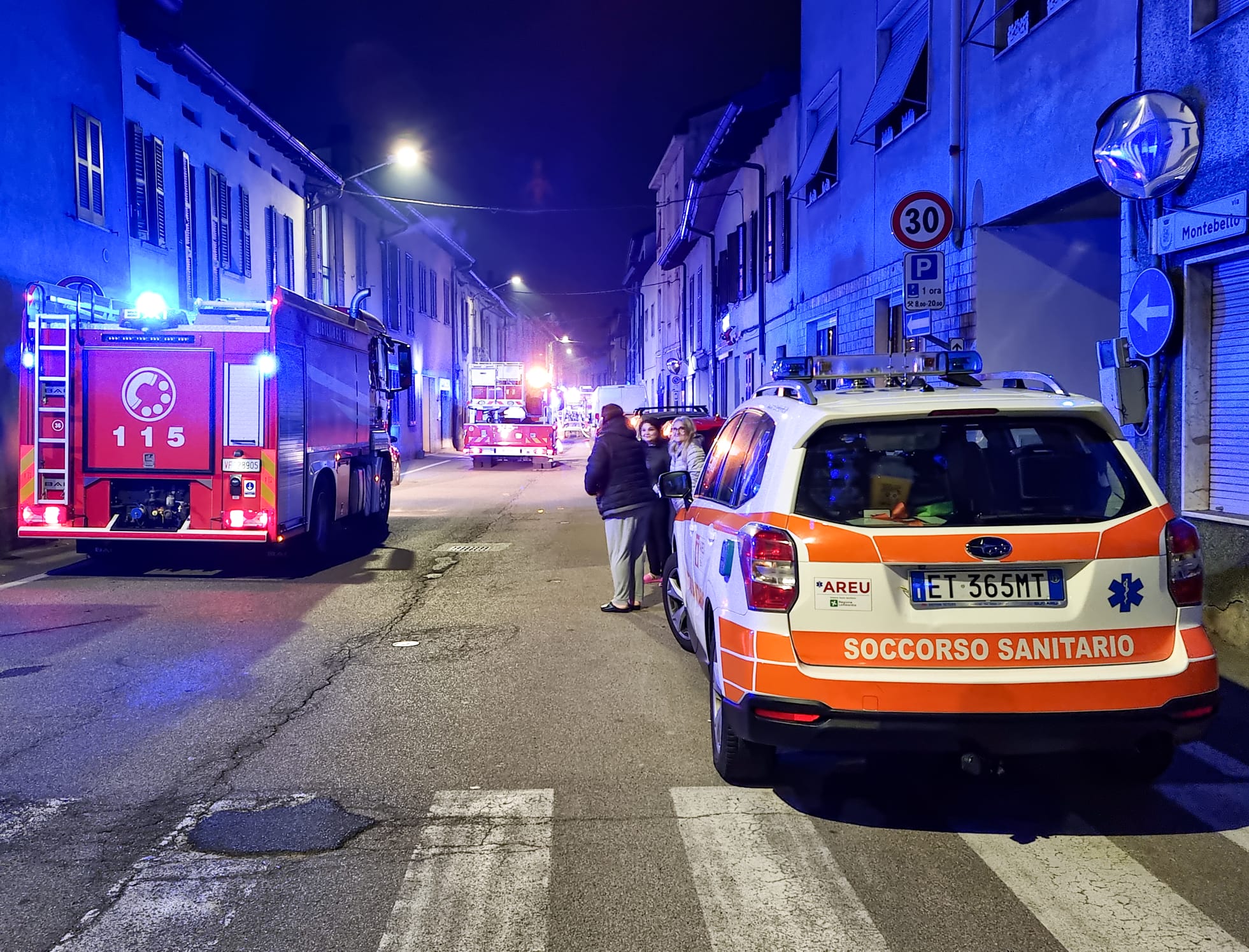 Vigili del fuoco Monza Brianza a Mariano Comense