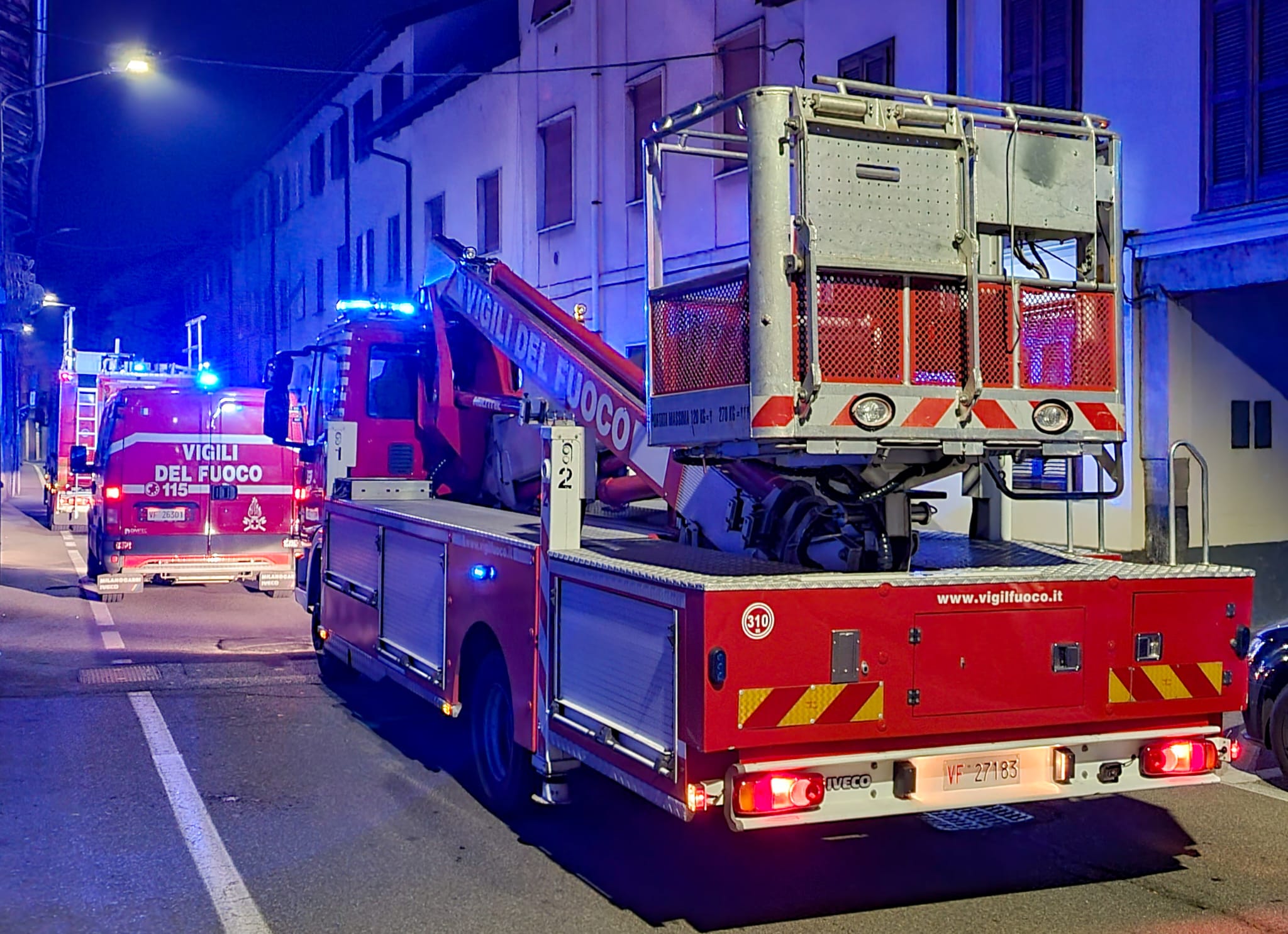 Vigili del fuoco Monza Brianza a Mariano Comense