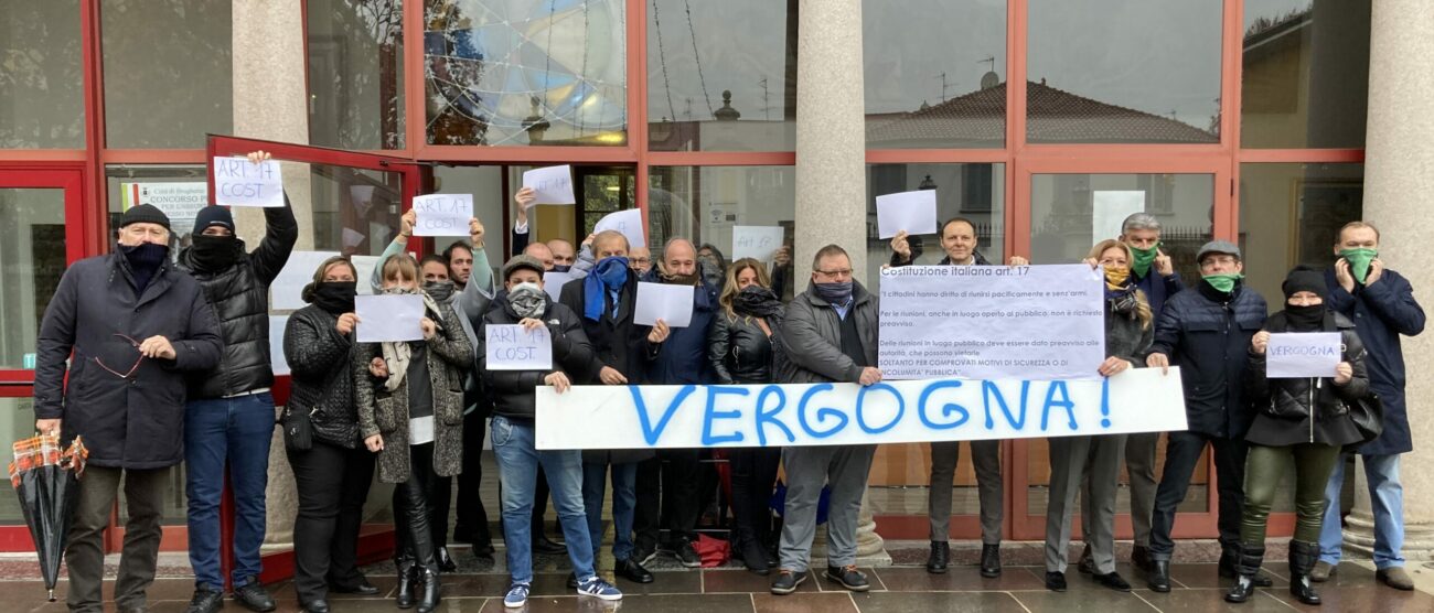 Brugherio protesta Lega