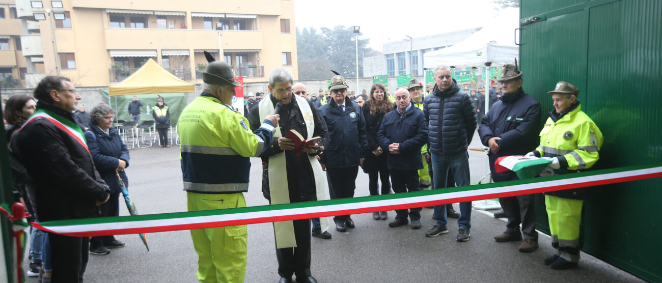 Monza Inaugurata sede della protezione civile Ana in via Fossati