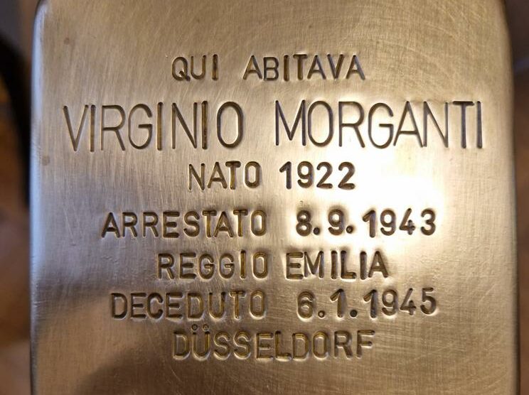 Villasanta la pietra d'inciampo per Virginio Morganti