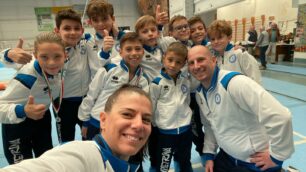 Un gruppo di giovani talenti della Sampietrina Seveso