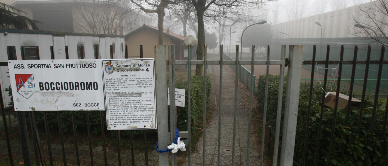 Monza bocciodromo San Fruttuoso