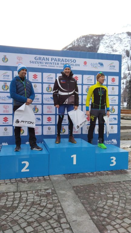 Seregno Winter Triathlon Cogne Guido Ricca primo Cat.M3