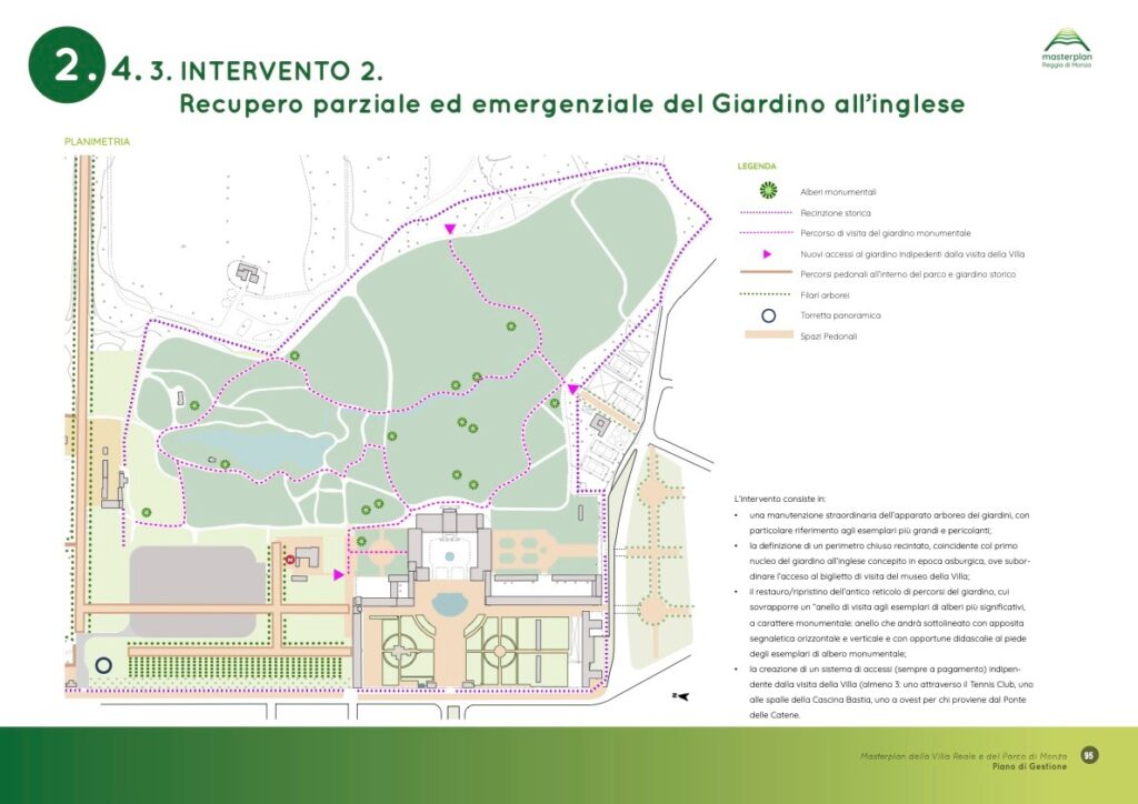 Masterplan Villa reale e Parco di Monza