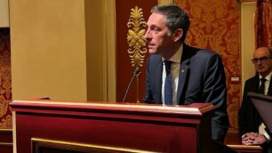 Elezioni regionali presentazione liste Forza Italia Fabrizio Sala