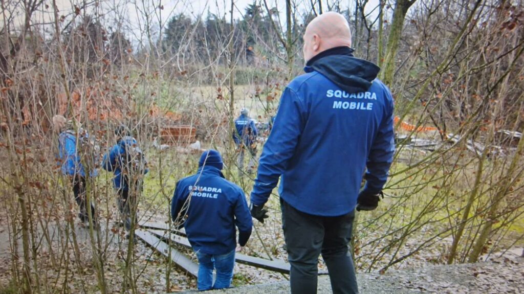 Polizia e Labanof sopralluogo cantiere Villasanta