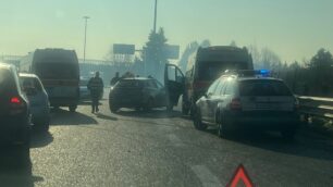 Statale 36 incidente a Desio sud