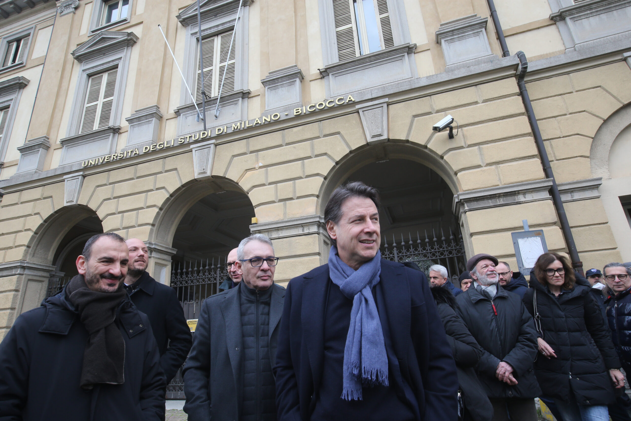 Elezioni regionali Giuseppe Conte a Monza