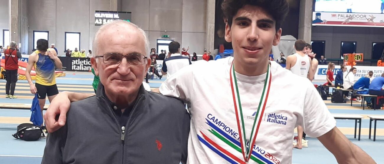 Brugherio Atletica Di Benedetto Matteo con coach Raffaele Specchio