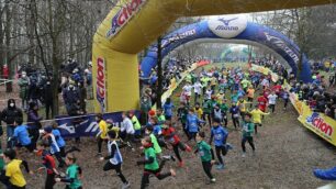 Cross per tutti: partenza della gara con i giovani