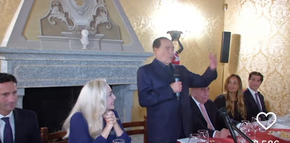 Silvio Berlusconi Ac Monza - dal video Instagram