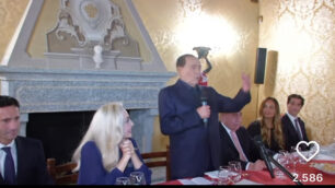 Silvio Berlusconi Ac Monza - dal video Instagram