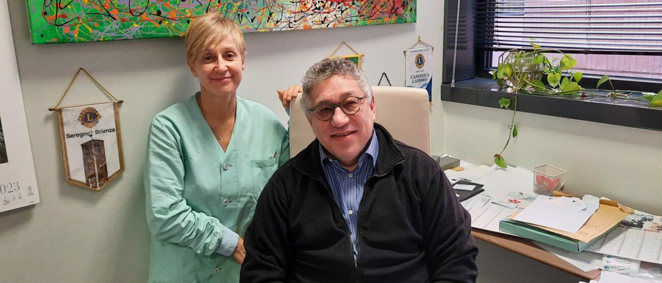 Ospedale Vimercate Giorgio Bovo, primario, e Angela Sala, coordinatrice tecnica