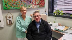 Ospedale Vimercate Giorgio Bovo, primario, e Angela Sala, coordinatrice tecnica