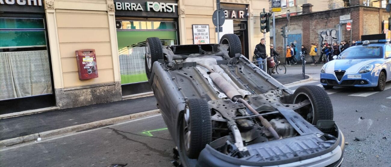 Incidente e traffico in via Appiani a Monza