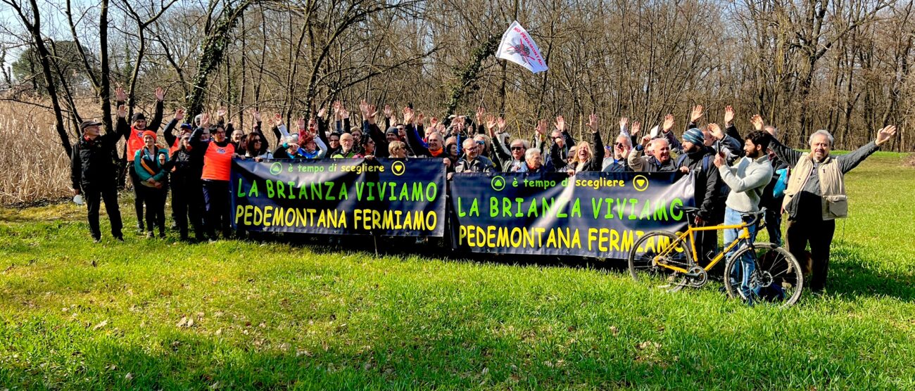 camminata protesta pedemontana lesmo