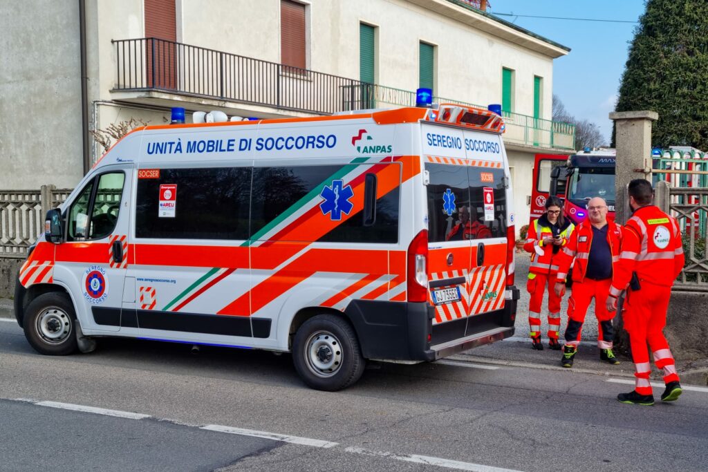 Ambulanza a Verano Brianza