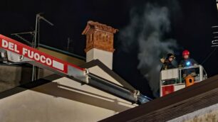 Vigili del fuoco a Lissone