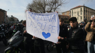 Monza funerale Cristian Donzello, 16 anni