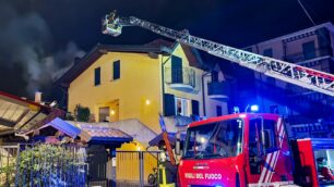 Incendio Besana in Brianza Calò