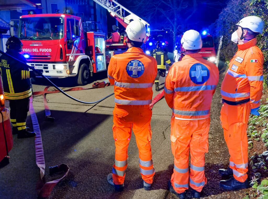 Incendio Besana in Brianza Calò