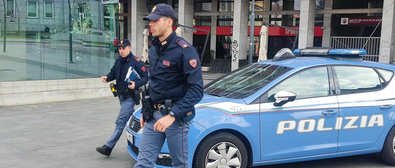 Monza polizia piazza Trento Trieste