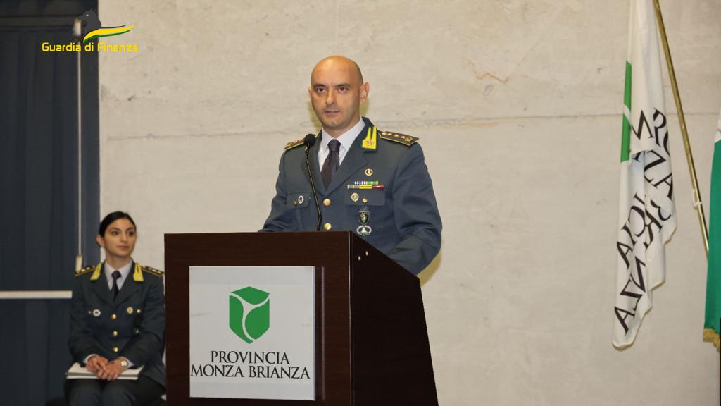 Il comandante della guardia di finanza di Monza e Brianza, Querqui
