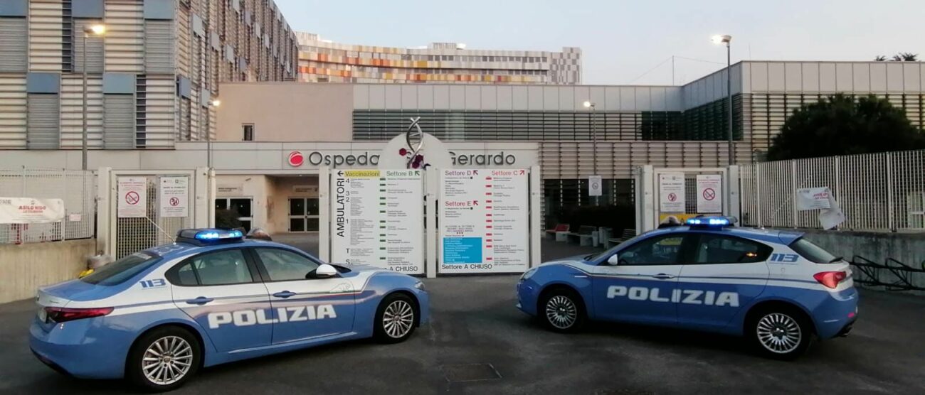 Monza polizia ospedale San Gerardo
