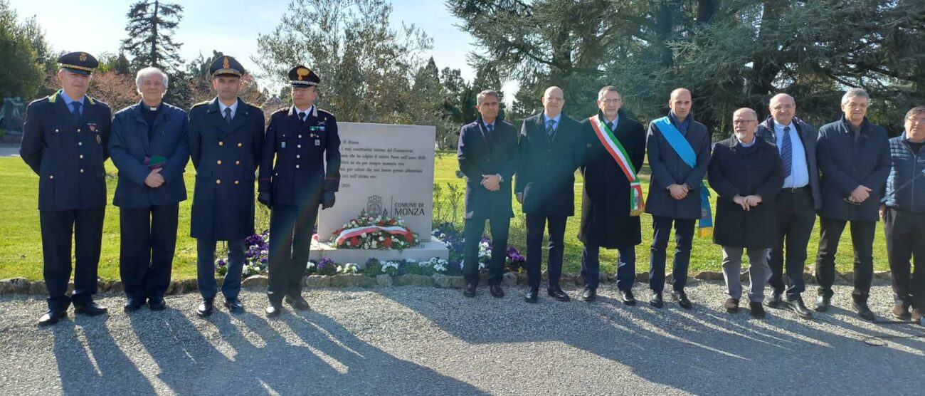 Monza commemorazione 2023 vittime del Covid