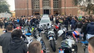 Monza funerale Cristian Donzello, 16 anni