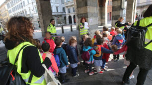 Monza Esercitazione Protezione civile Lambro 23 evacuazione di tre scuole