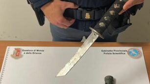 Polizia Cesano Maderno katana