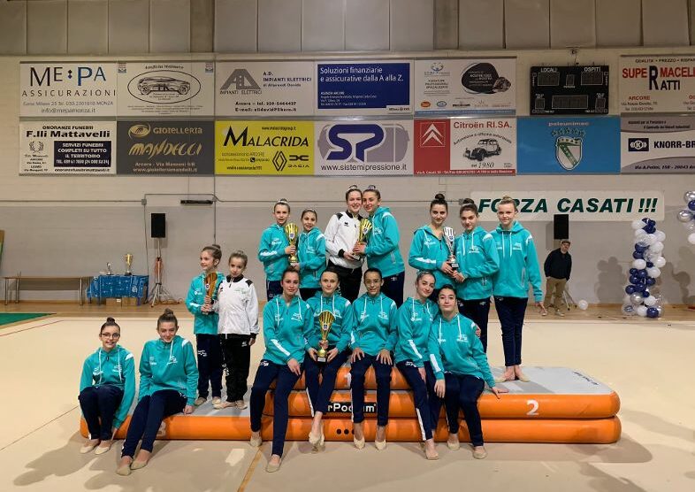 Ginnastica Casati Arcore gruppo Torneo aprile 2023