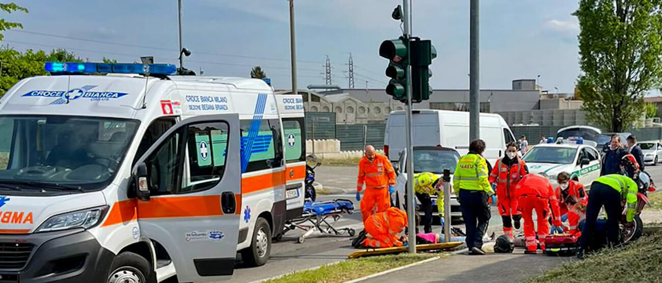 Giussano incidente via Viganò