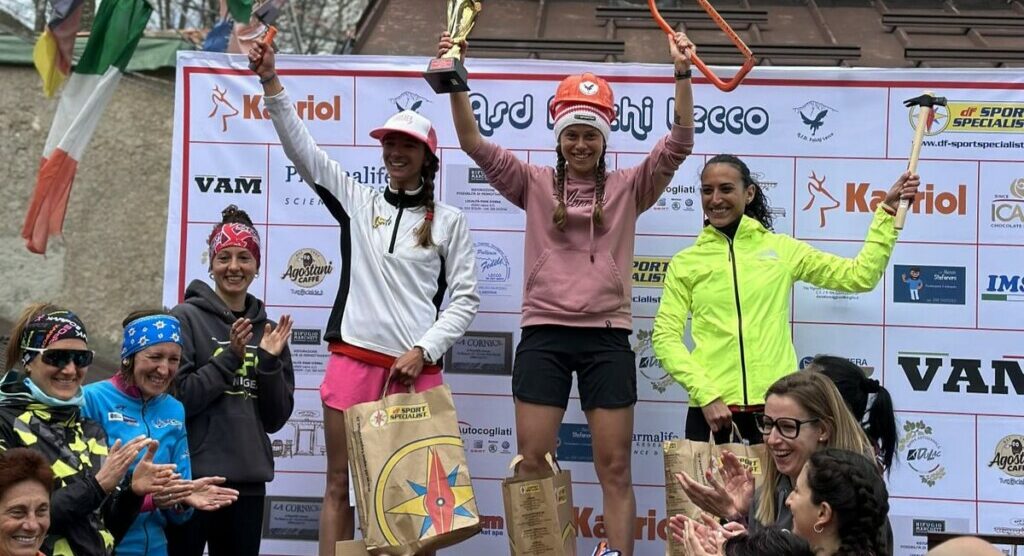 Verano Brianza Fumagalli Chiara prima a dx podio Trofeo-Adelfio-Spreafico-2023