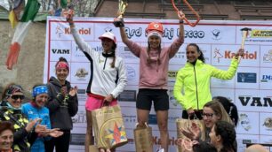 Verano Brianza Fumagalli Chiara prima a dx podio Trofeo-Adelfio-Spreafico-2023