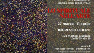Monza, galleria Mia mostra "Spiritualità dell'Arte"