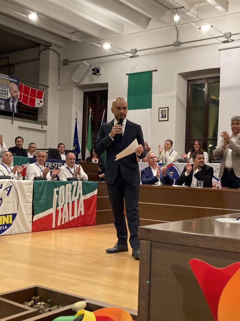 La presentazione di Roberto Assi a Brugherio, candidato del centrodestra