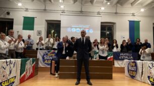 La presentazione di Roberto Assi a Brugherio, candidato del centrodestra