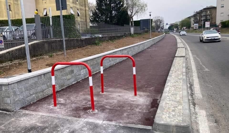 La nuova ciclabile di Biassono