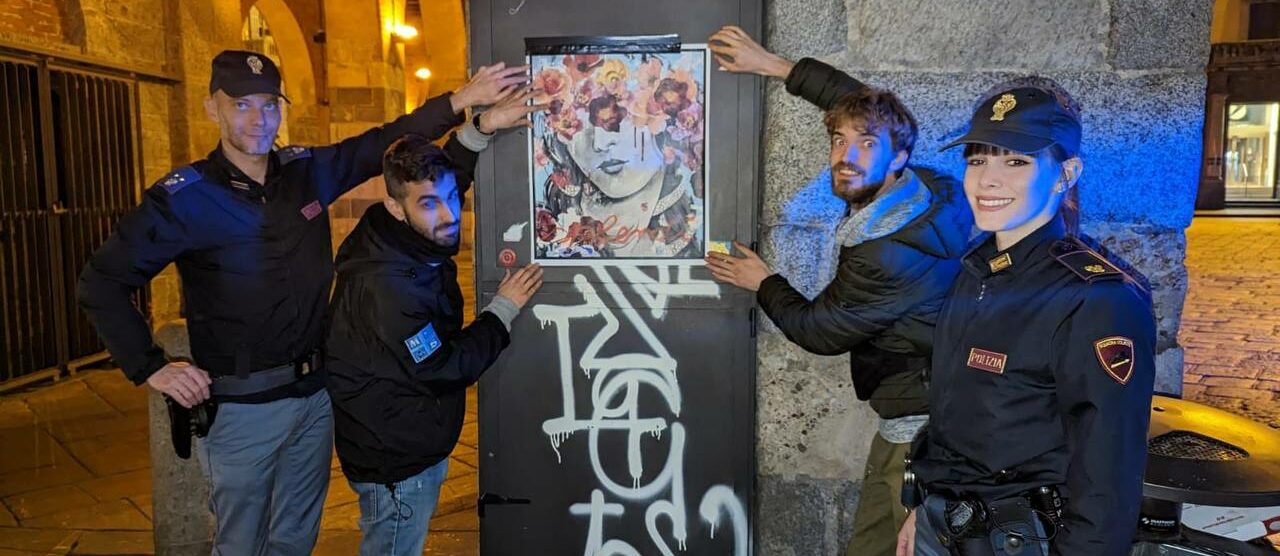 Monza progetto contro i vandalismi Polizia di Stato