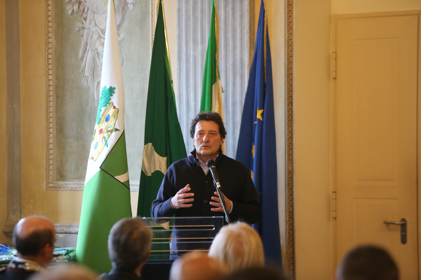 Cerimonia della Provincia in Villa reale: l'ex presidente Gigi Ponti