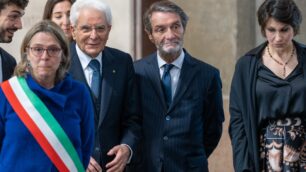 Celebrazioni Manzoni: presidente Mattarella e Attilio Fontana al Famedio