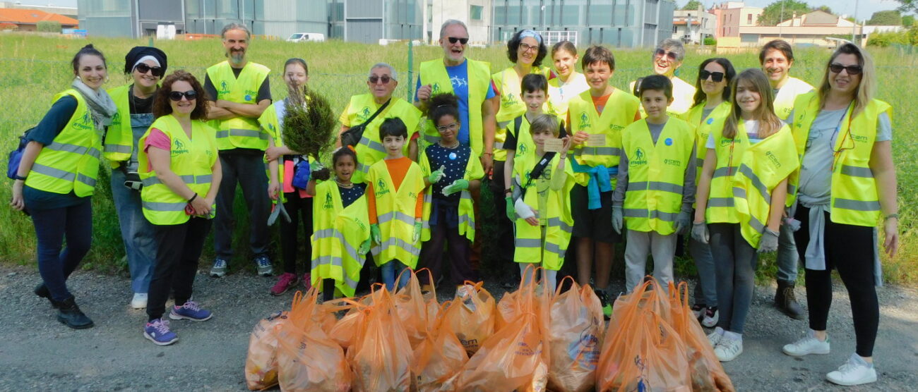 Macherio plogging Sentiero delle Valli