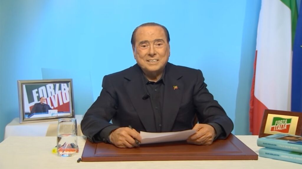 Silvio Berlusconi nel video diffuso per elezioni comunali