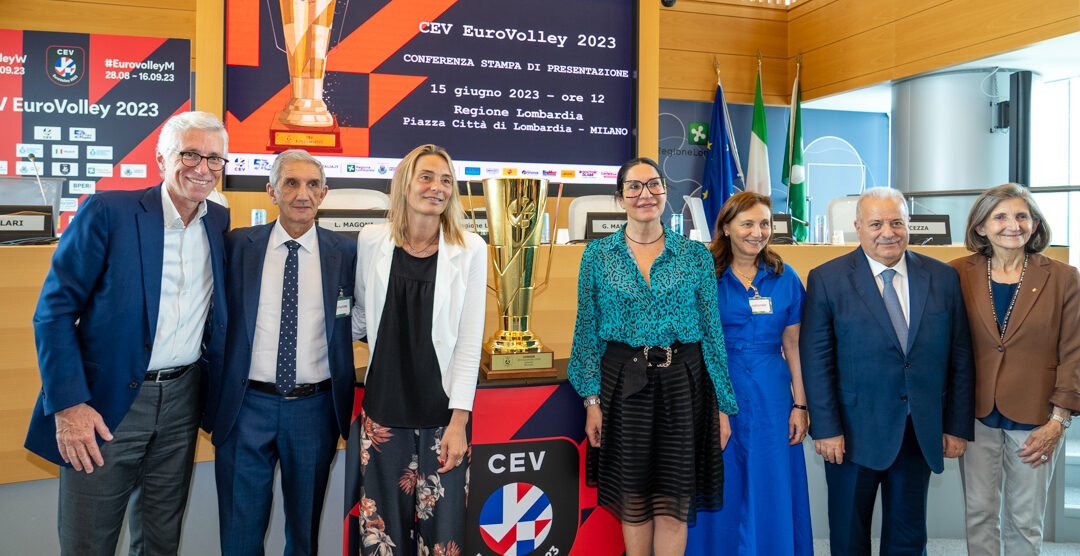Presentazione Eurovolley 2023 a Monza